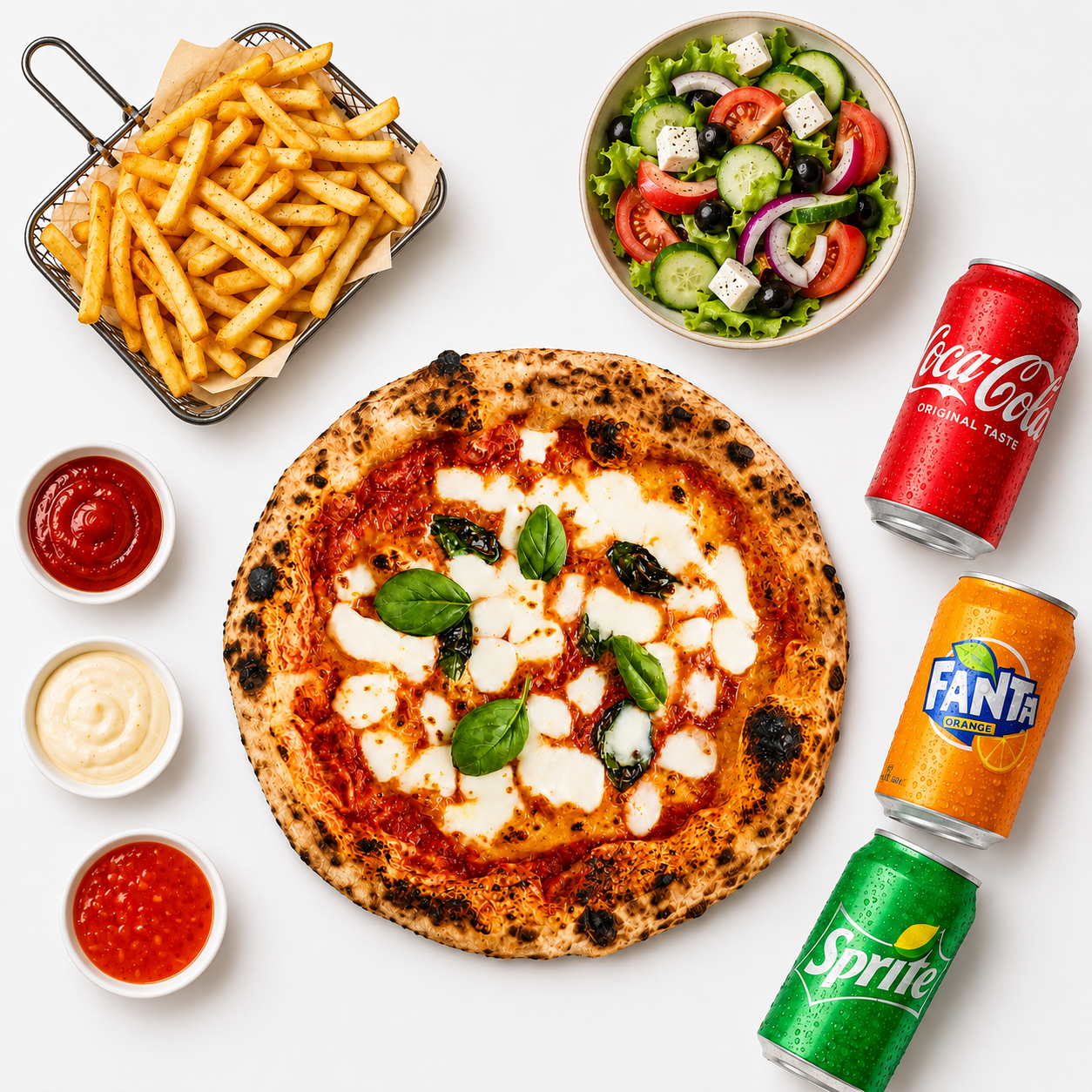 Fresh halal pizza menu category at Capital Pizza & Doner Gyro Shawarma Arlington VA